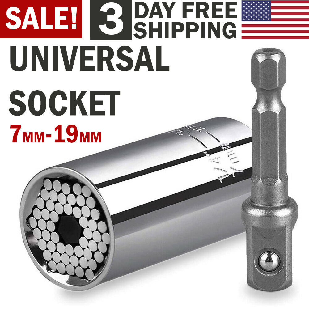 Universal Socket with Drill Adapter