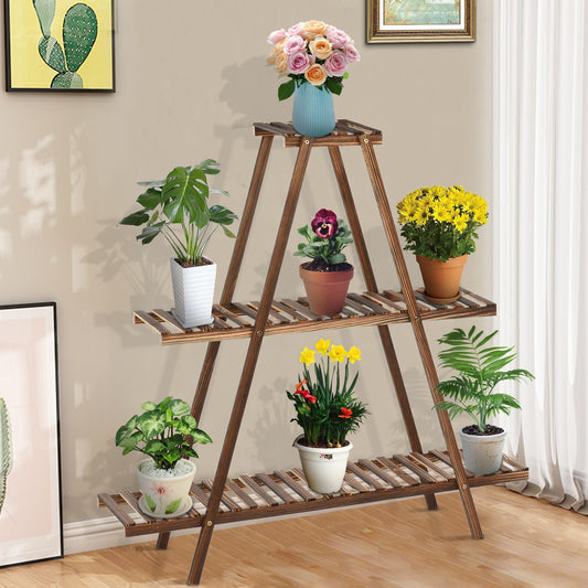 3 Tier Wooden Plant Stand