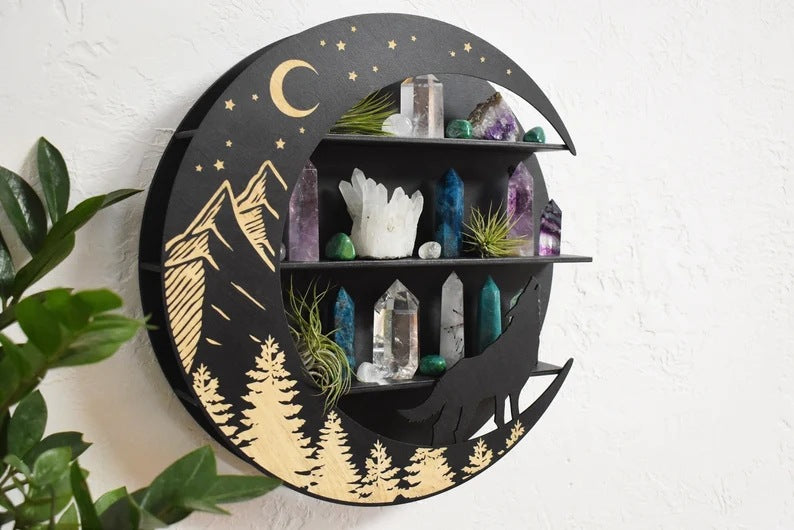 Moon Trinket Shelf