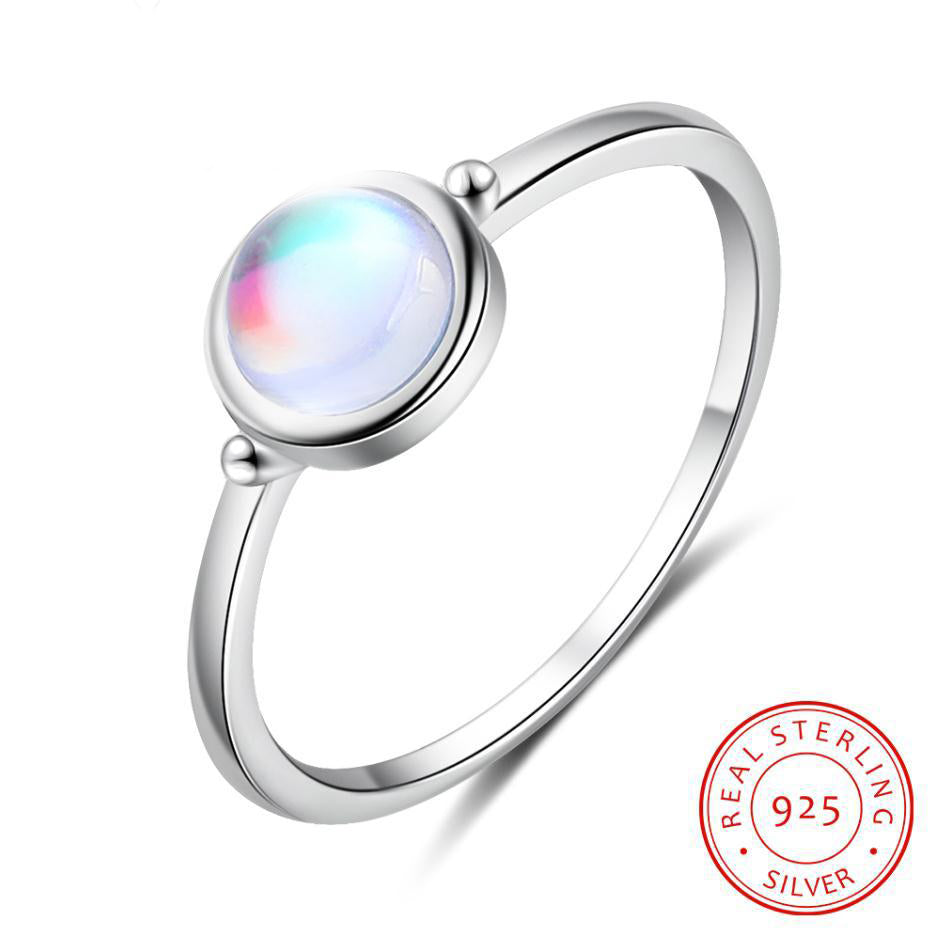 Sterling Silver Moonstone Ring