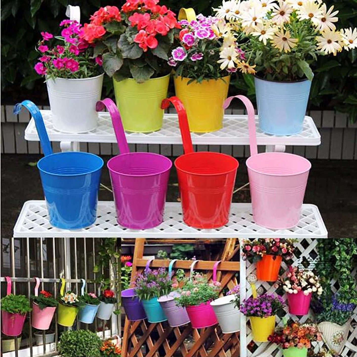 10pc Hanging Planter Pots